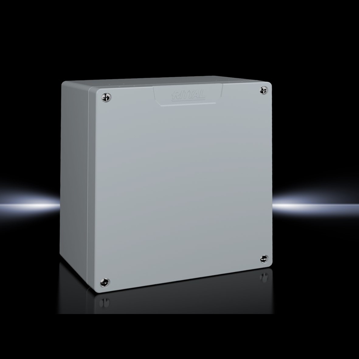 Aluminiumguss-Gehäuse GA 9116.210 BxHxT 202mm x 232mm x 113mm