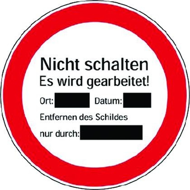 Wartungskennzeichnung 7202/52