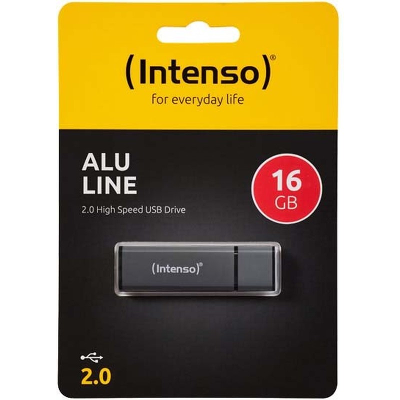 USB 2.0 Stick 16GB Alu 3521471 ant