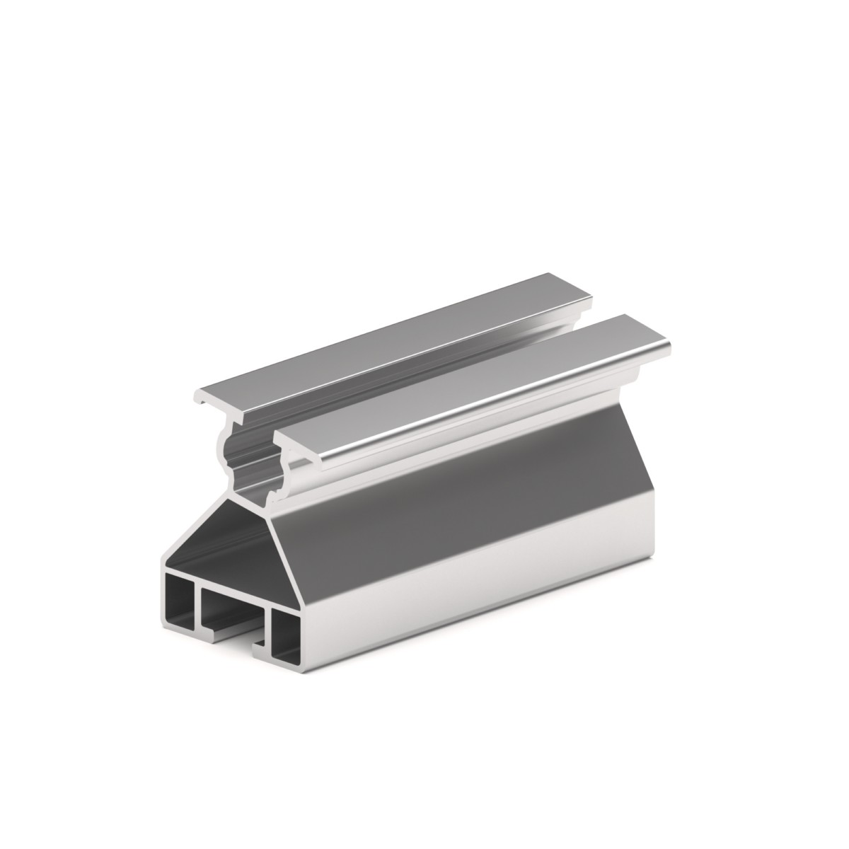 FixZ-7 Systemprofil unten 96 mm mit Verbinder 163900-012