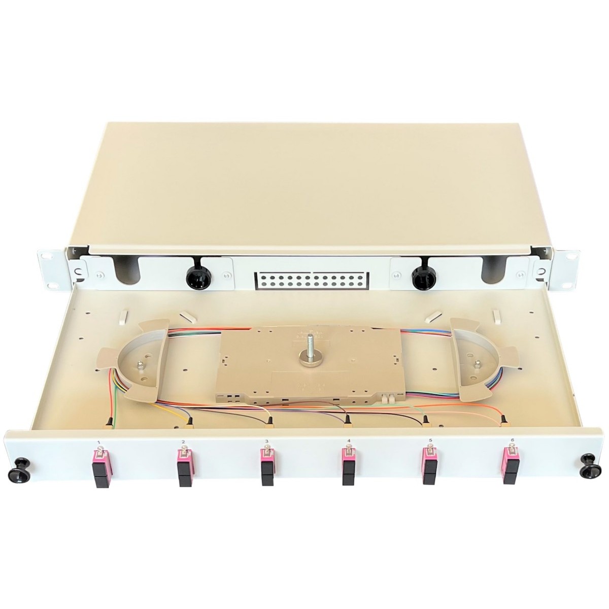Spleissbox ausziehbar 19" 443705VI-06SA