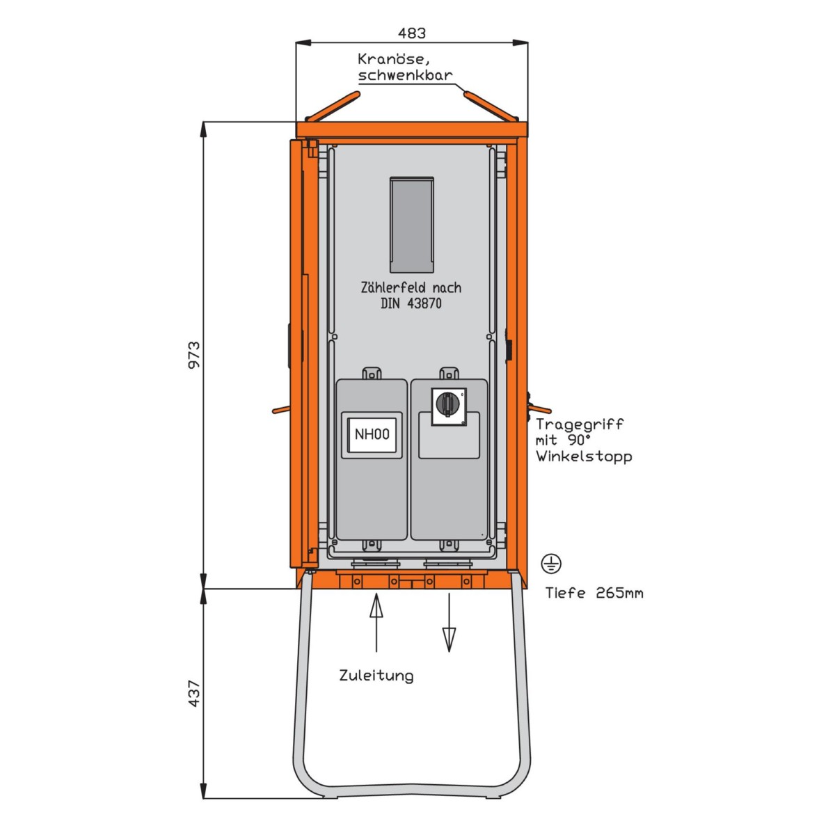 Anschlussschrank WA0011B