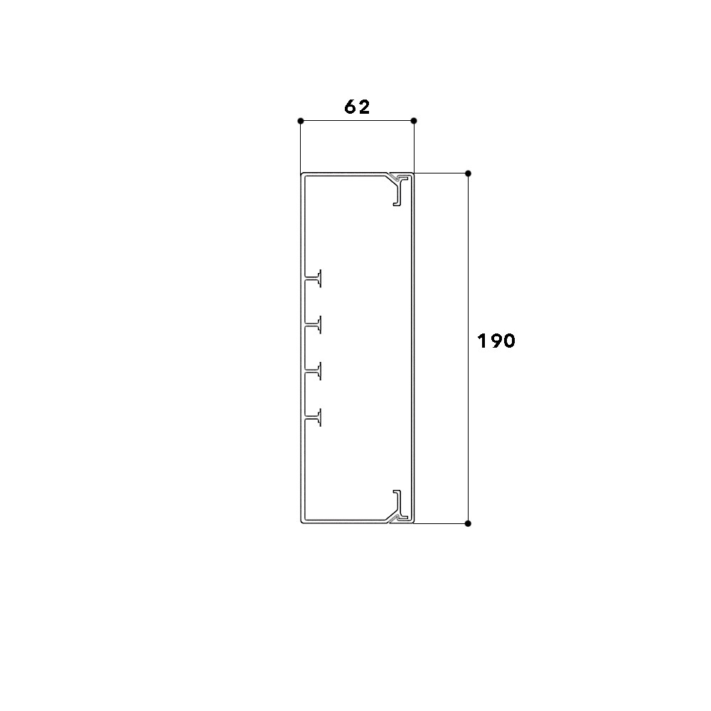 FB-Kanal 60x200 ws 1024