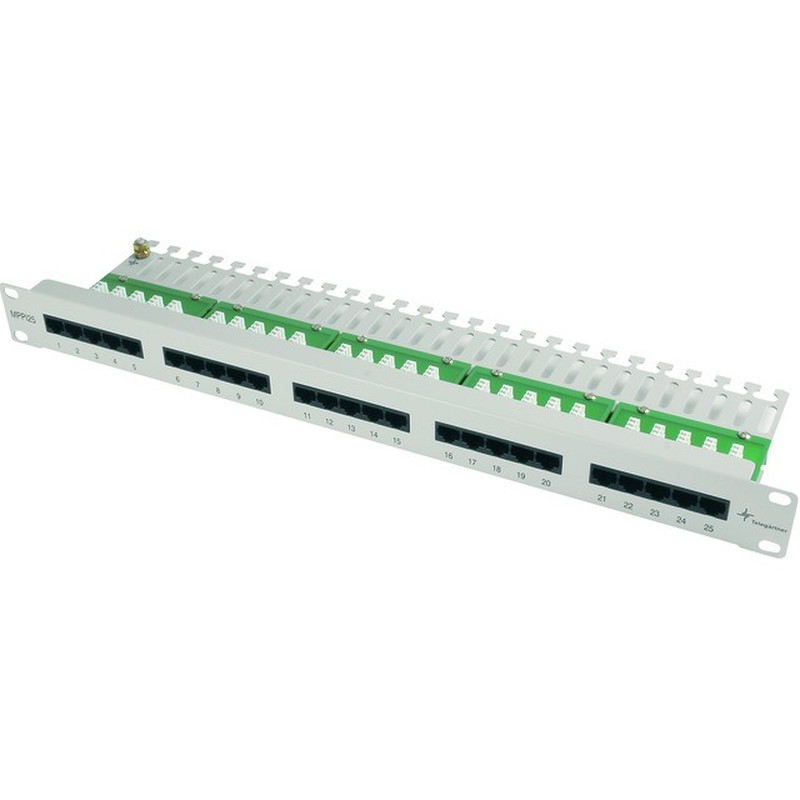 19" ISDN-Panel 25-Port MPPISDN 25-H kurz