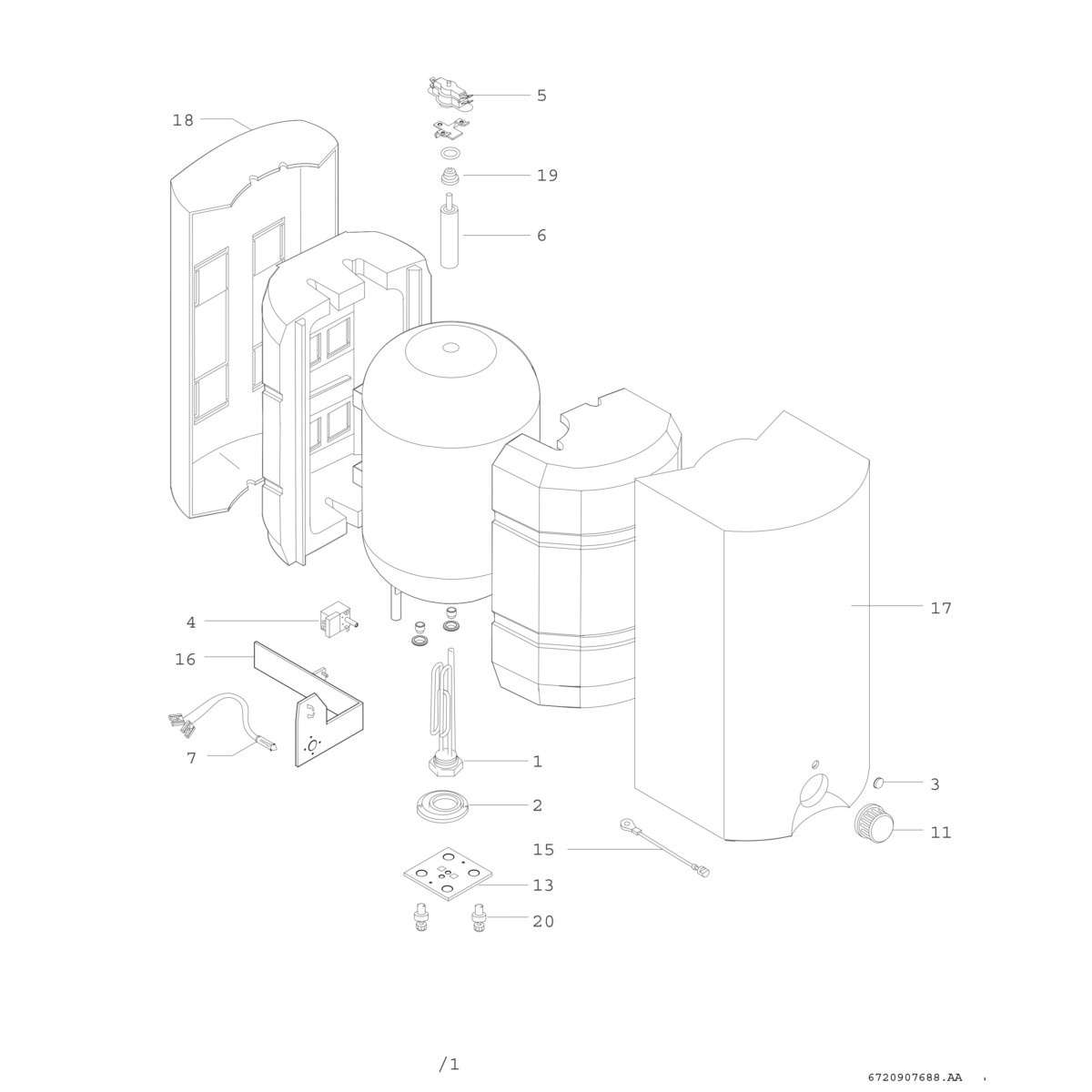 Duschspeicher TR3500T 15 B