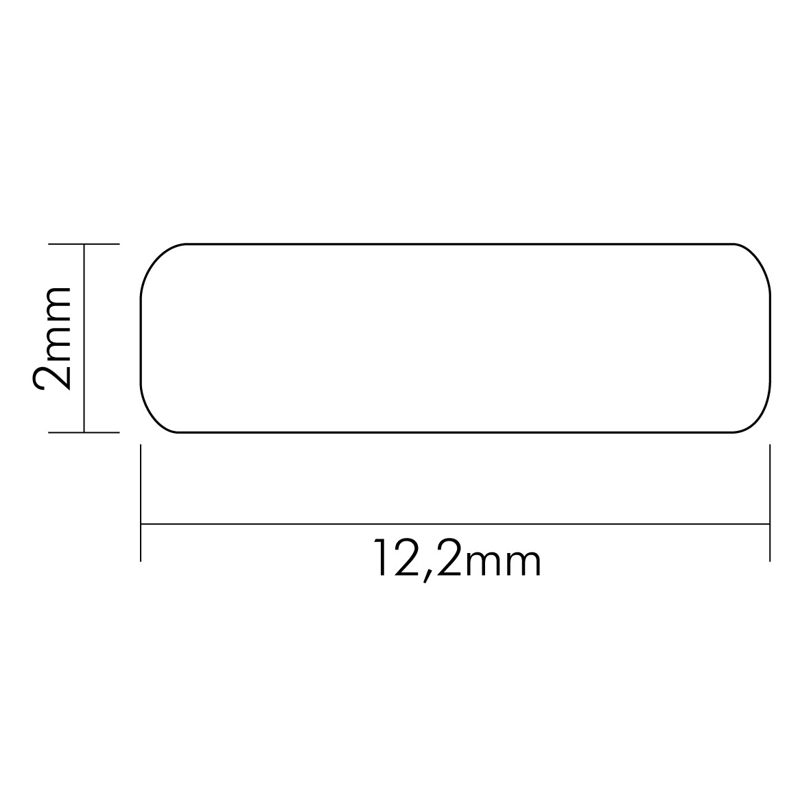 Alu Flach-Profil 2m 5011150001