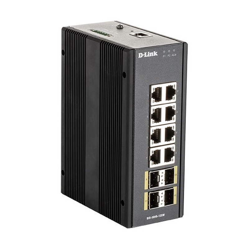 12-Port Gigabit Ind.Switch DIS-300G-12SW