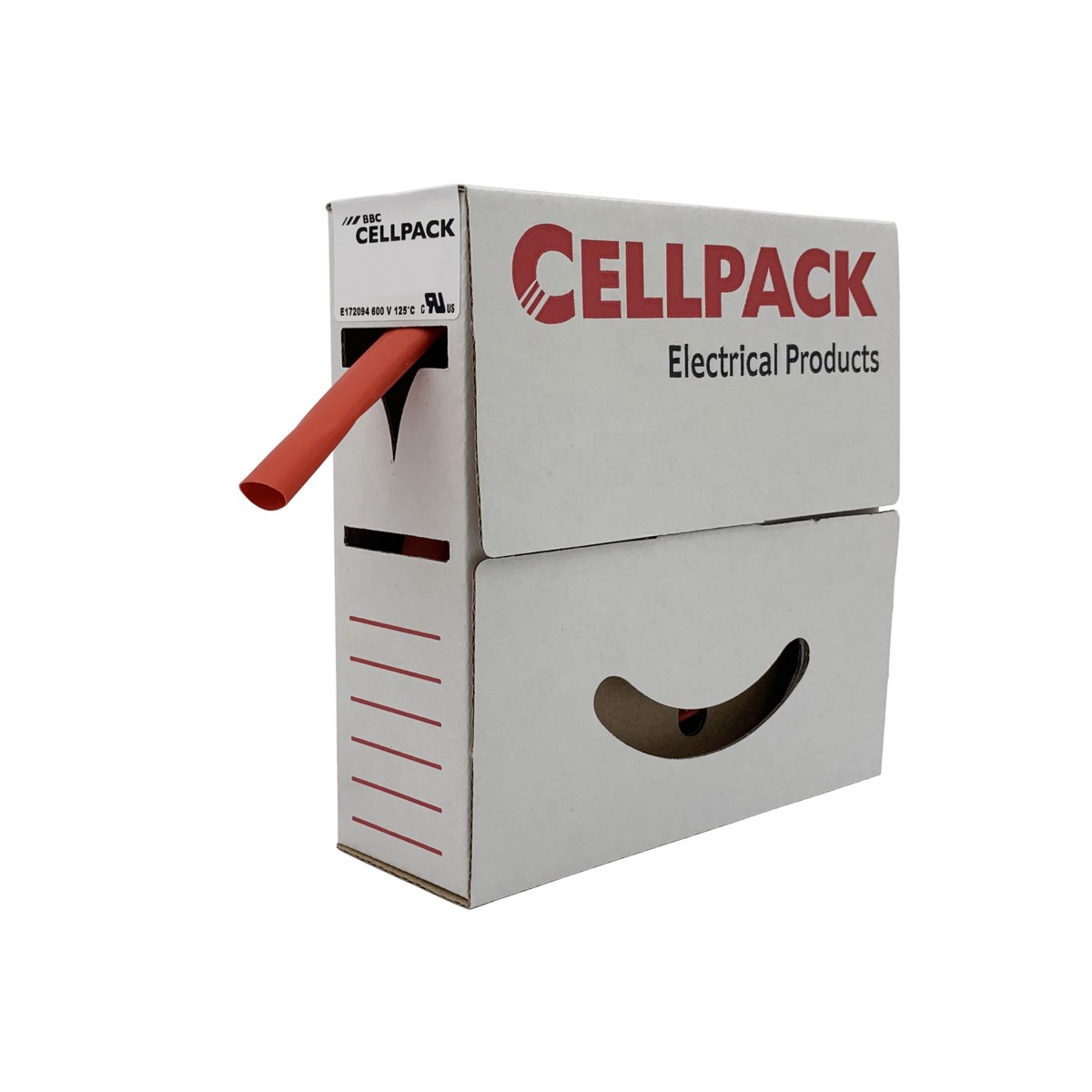 Schrumpfschlauch-Abrollbox SB/12-4/rot/8m