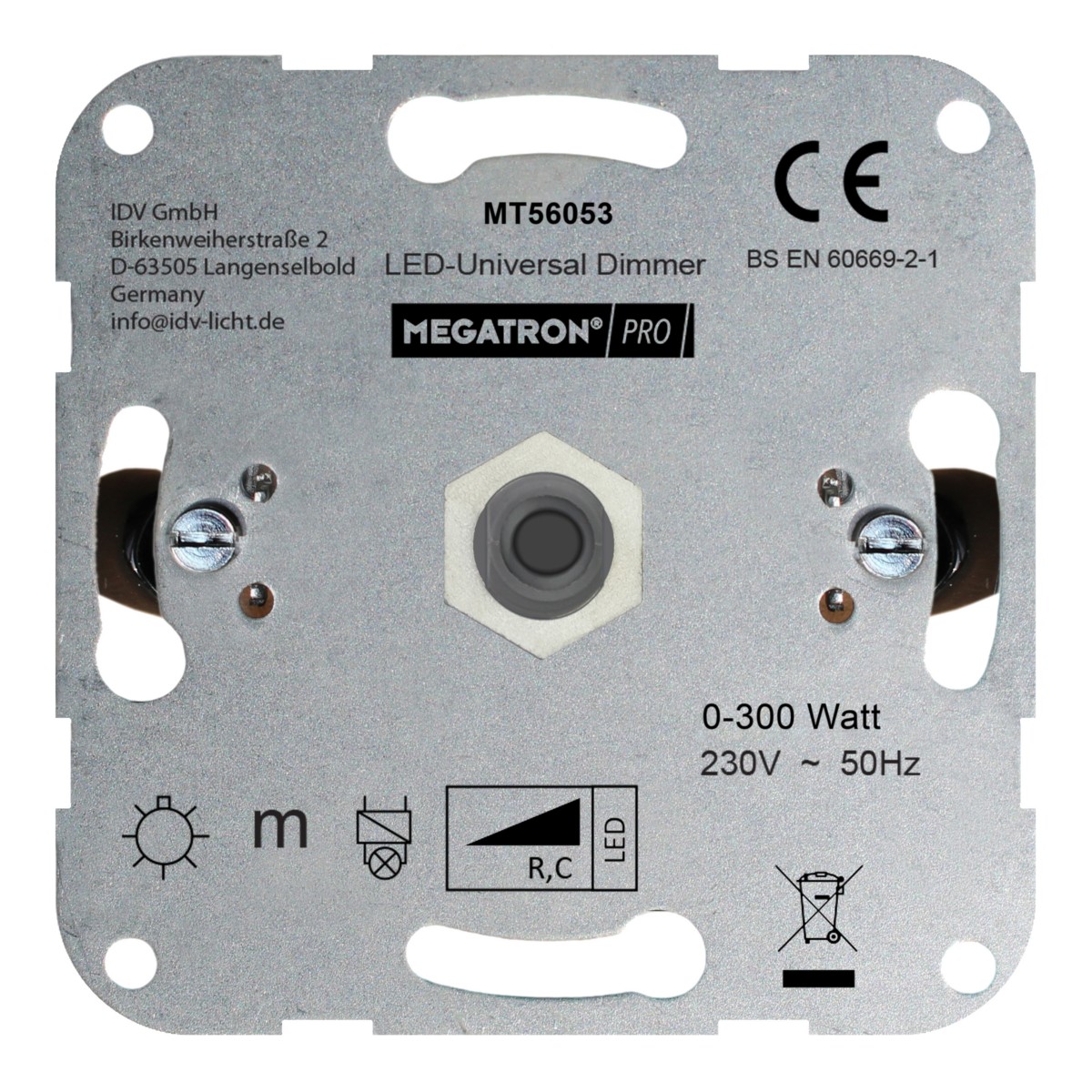 Dimmer ohne Abdeckung MT56053