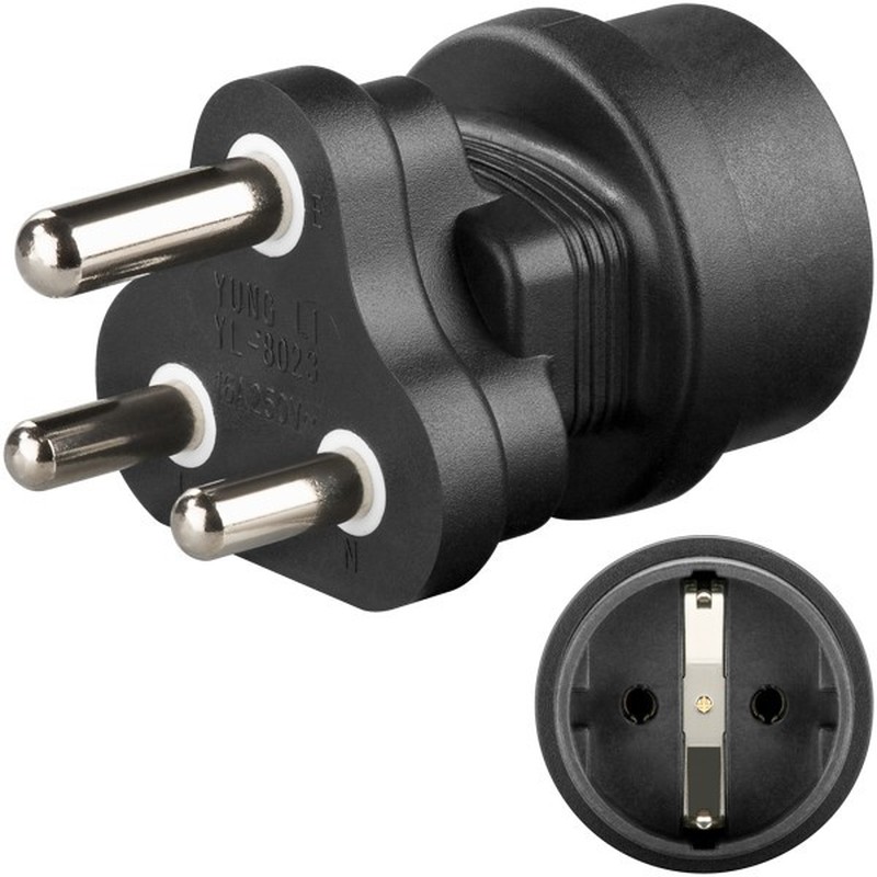 Reiseadapter Europa auf 95412