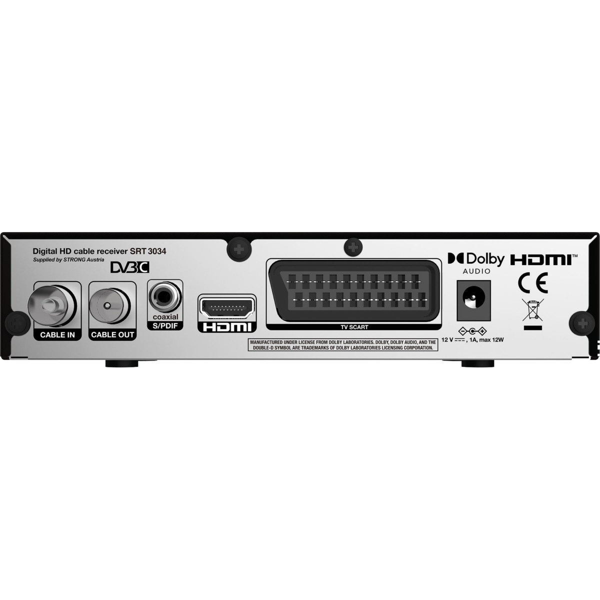 DVB-C HDTV-Receiver SRT3034