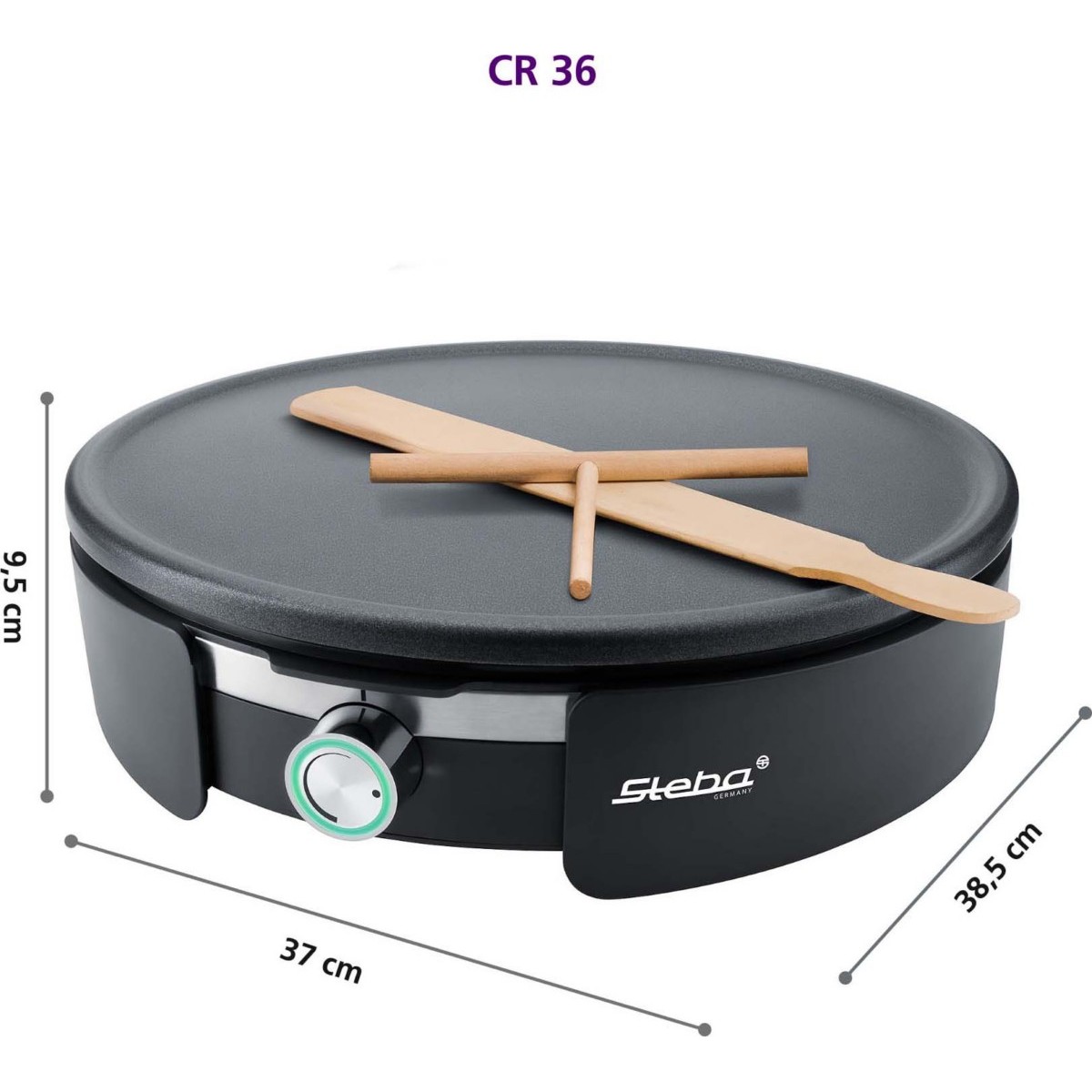 Crepes-Maker CR 36 eds/sw