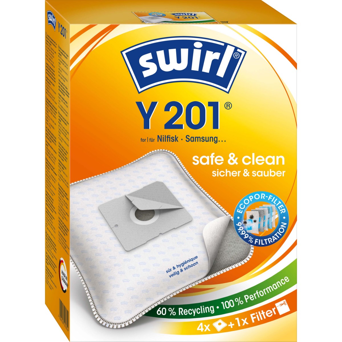 Staubbeutel Y 201 EcoPor VE4