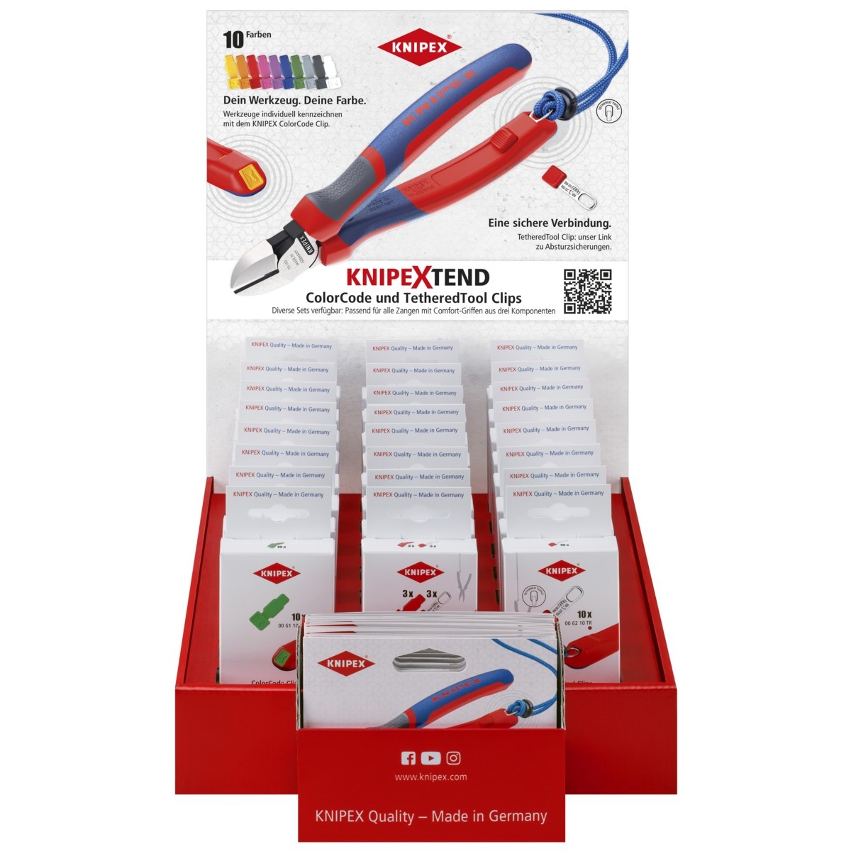 Thekendisplay KNIPEXTend 00 18 01 V48
