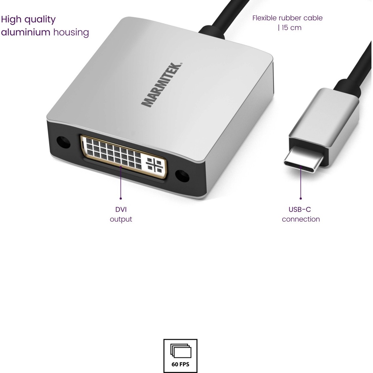 Adapter USB Typ C MARMITEK ConUSB-C/DV