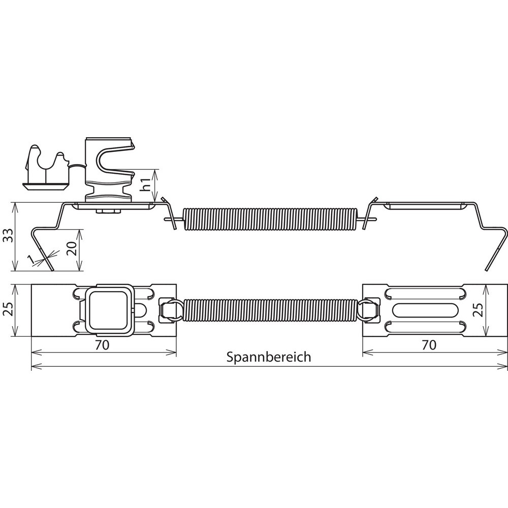 Dachleitungshalter DLHSS8H36FG #204249