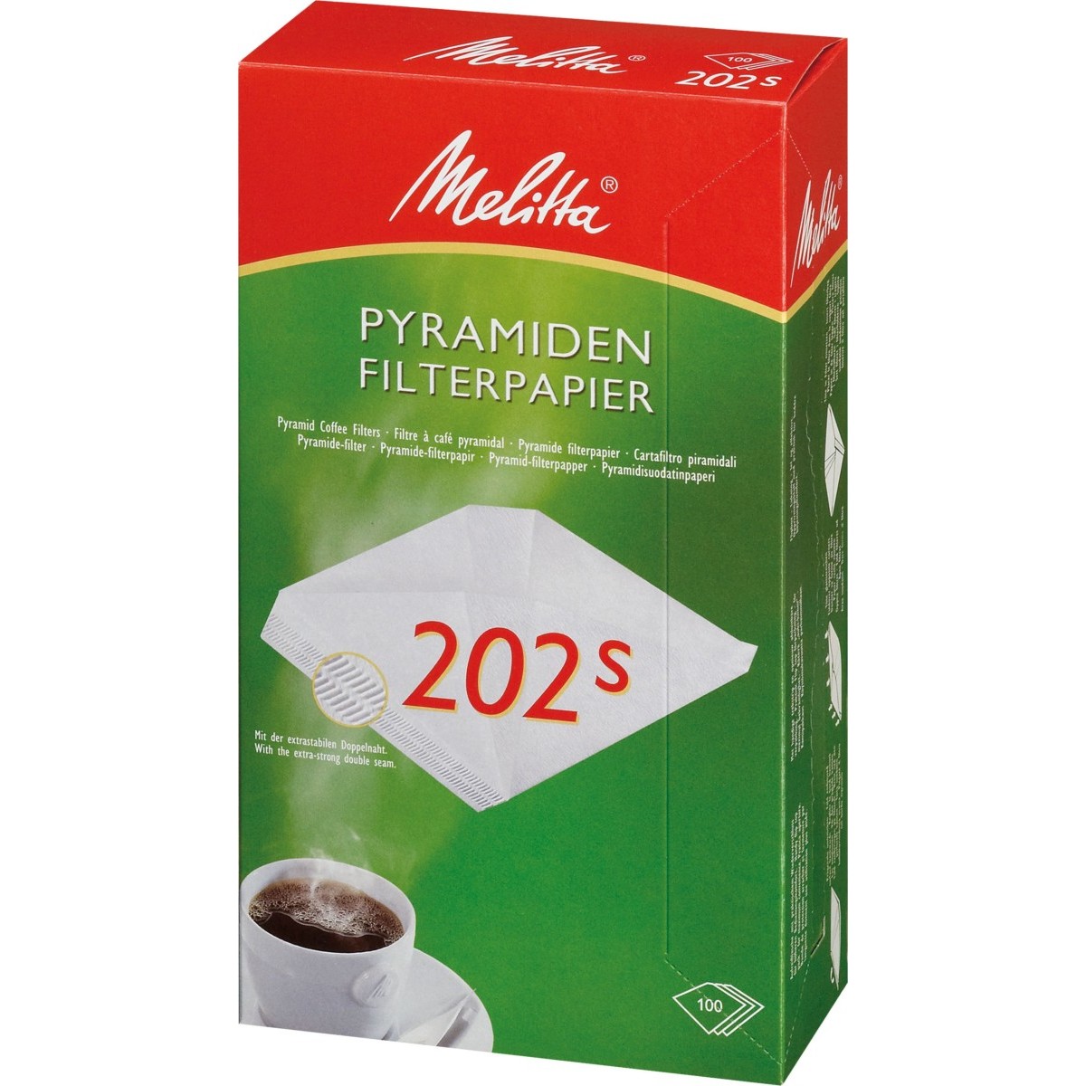 Pyramidenfilterpapier Pa SF 202 S (VE100)