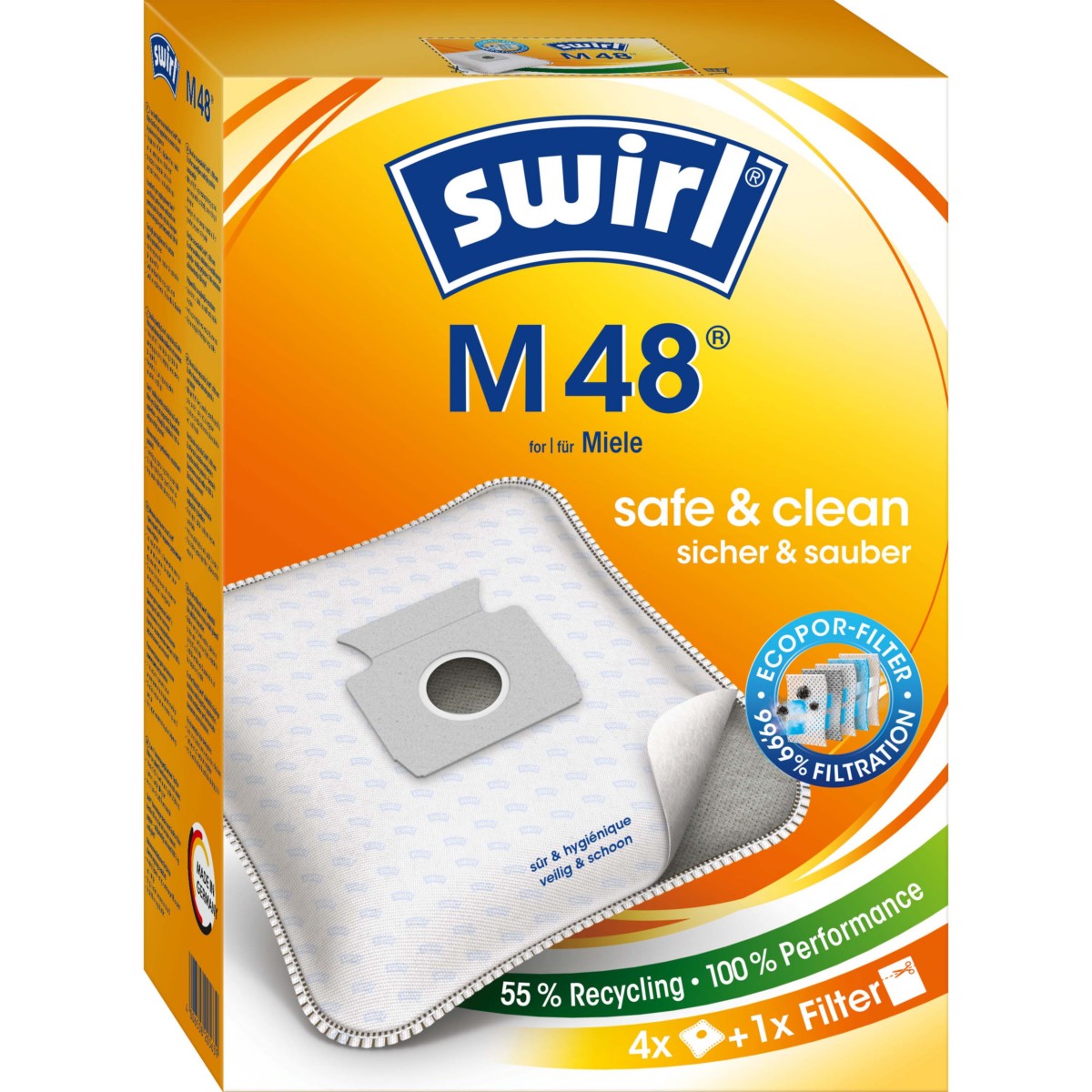 Staubbeutel M 48 EcoPor VE4