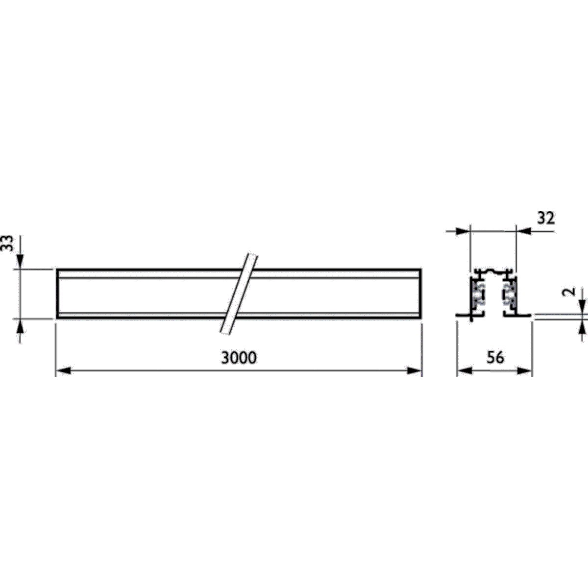 3-Phasen-Stromschiene RBS750 #06546400