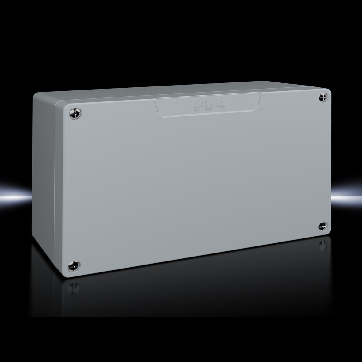 Aluminiumguss-Gehäuse GA 9113.210 BxHxT 260mm x 160mm x 93mm