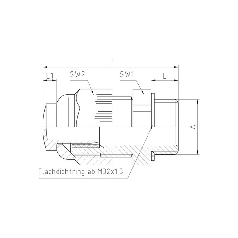 Kabelverschraubung 50.612 PA/V