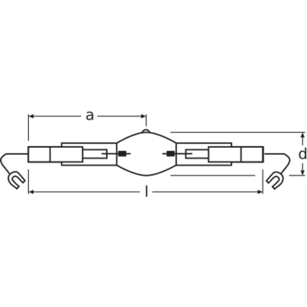 Powerstar-Lampe HQI-TS 2000/D/S