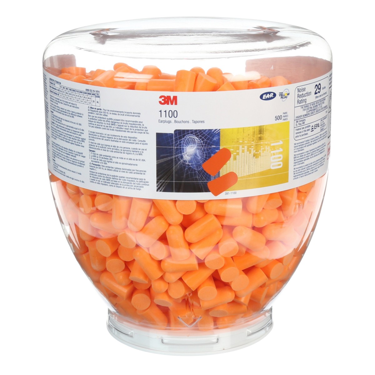 Gehörschutzstöpsel Refill 1100B (VE500Paar)