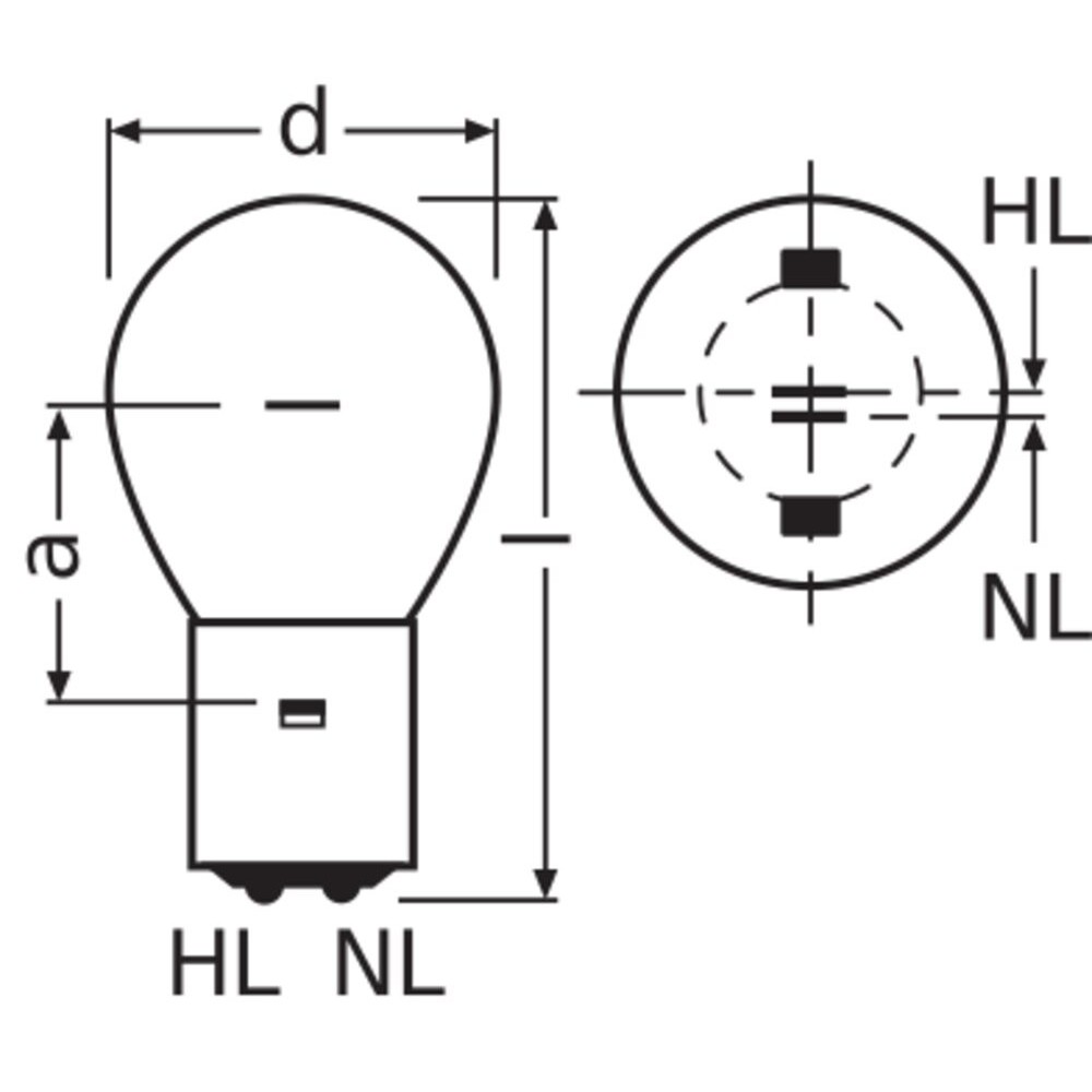 Zweiwendel-Überdrucklampe SIG 3015