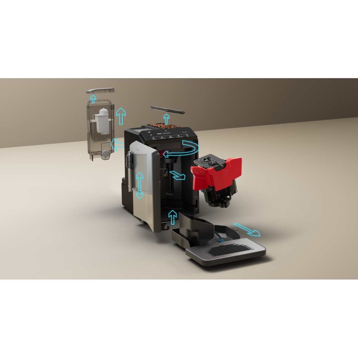 Kaffeevollautomat TF303E07 inix si-met