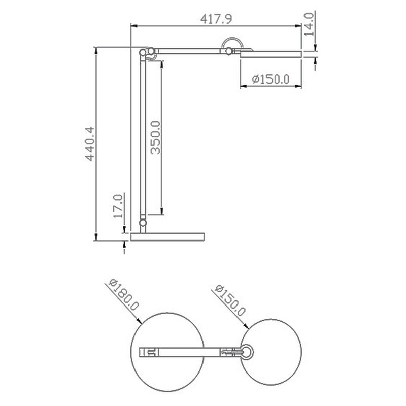 LED-Schreibtischleuchte 3551-30-212