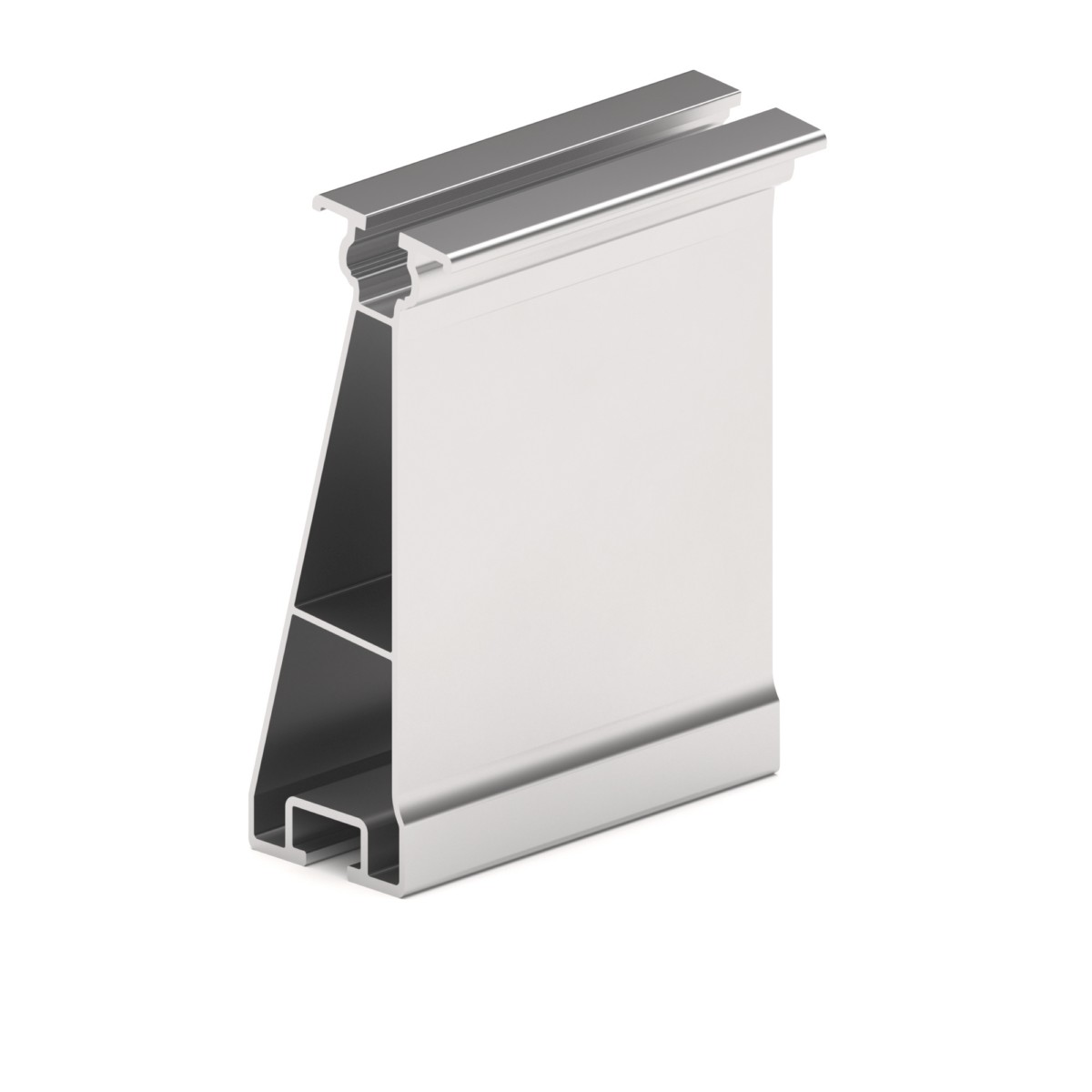 FixZ-7 Systemprofil oben 96 mm mit Verbinder 163900-011
