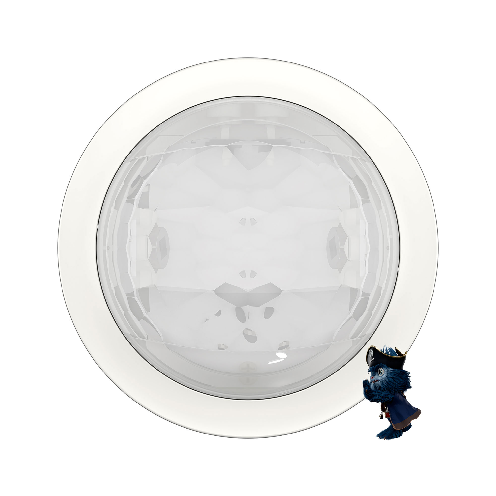 PIRA TC AP Bewegungsmelder Korridor Decke Aufputz innen, 360° rechteckig, 25 x 3 m 1030205