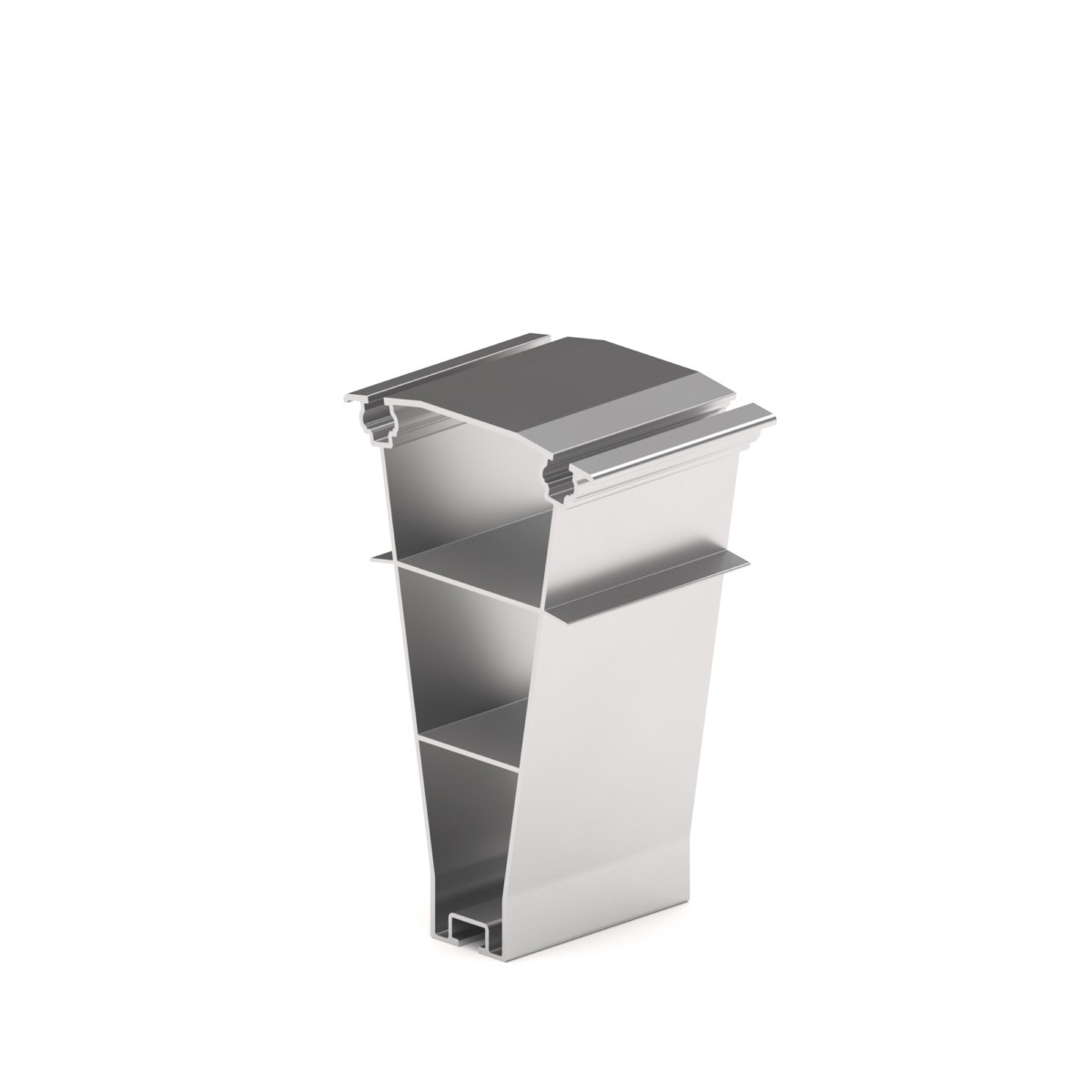 FixZ-10 Systemprofil Mitte 96 mm mit Verbinder 163900-023