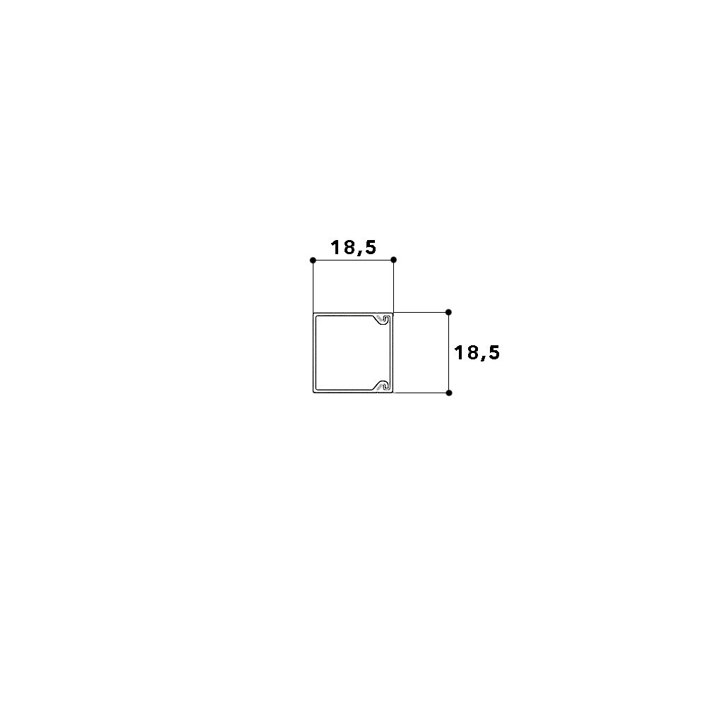 LFG-Kanal 20x20 alp 11025