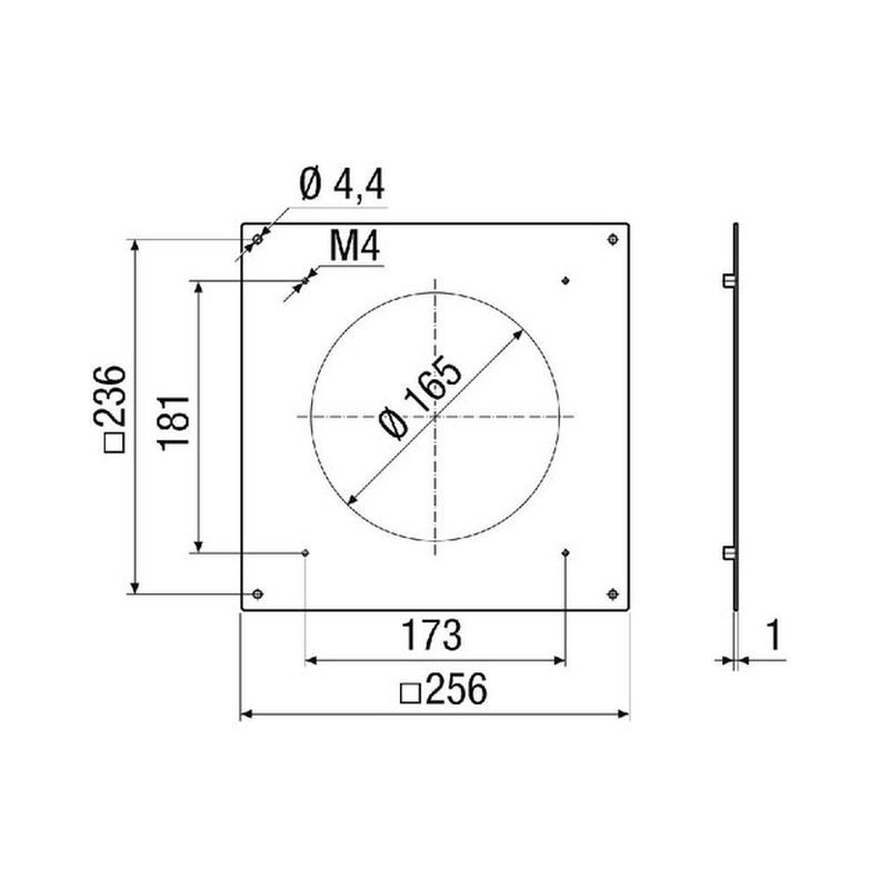Befestigungsblech PPB 30 ARW BB
