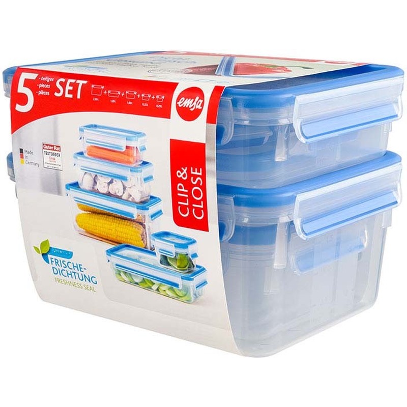 Frischhaltedosen-Set CLIP CLOSE 5ER SET