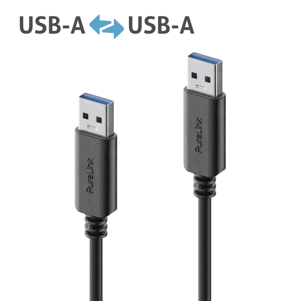 USB-A>A Kabel 1,5m IS2401-015
