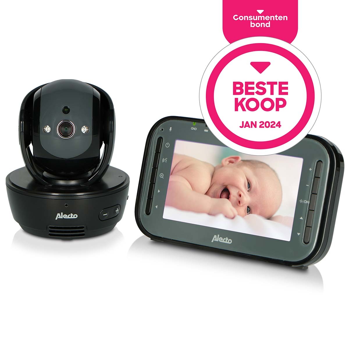 Babyphone mit Kamera DVM200MBK sw