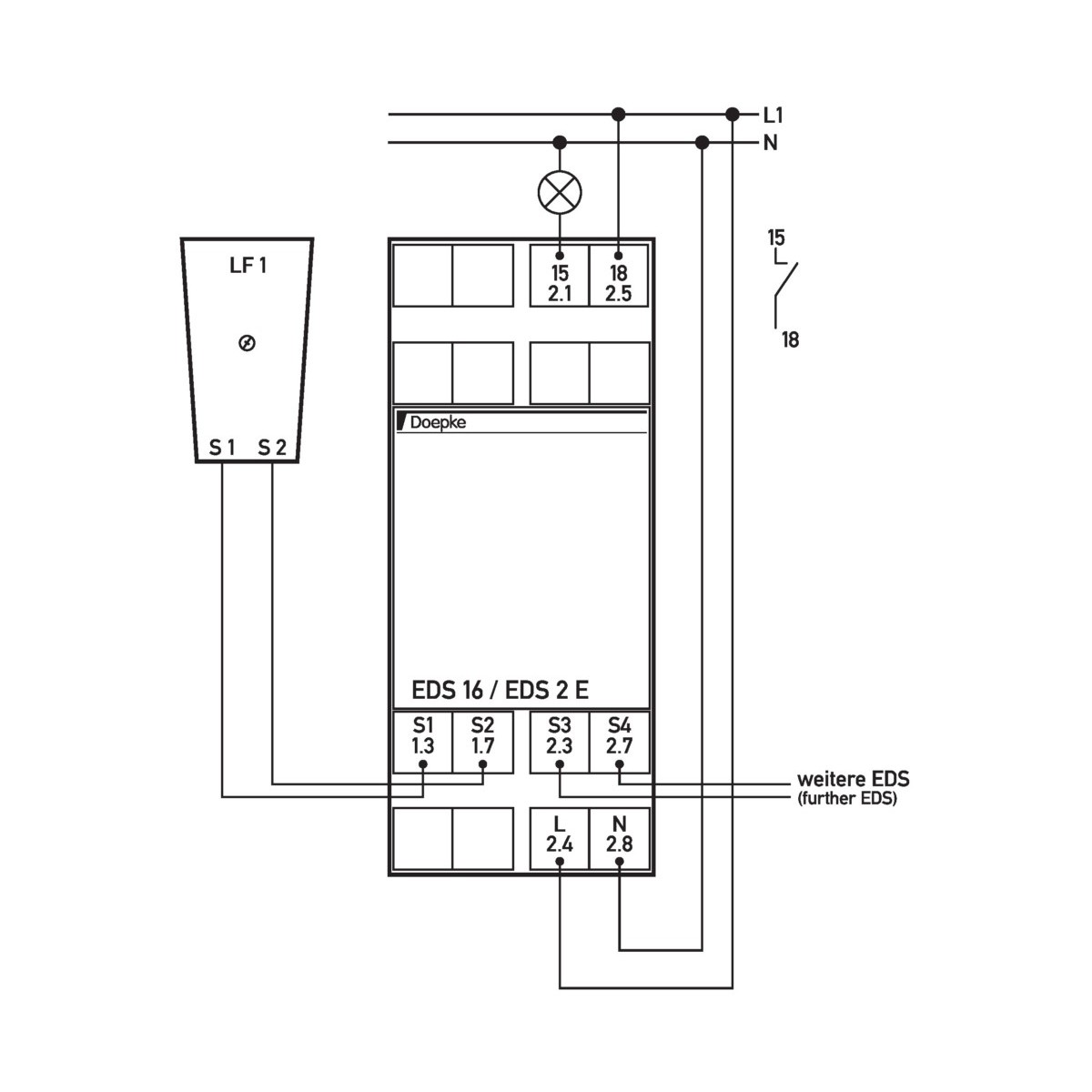 Dämmerungsschalter EDS-16 o.LS