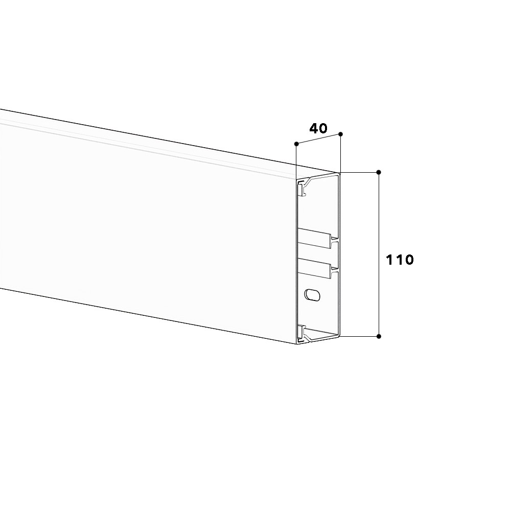 LFG-Kanal 40x110 gr 1460