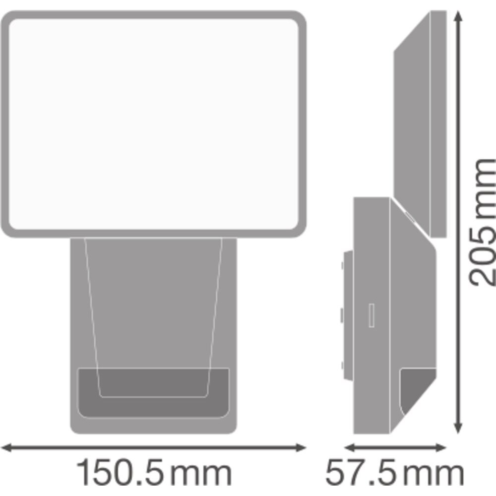 LED-Strahler mit Sensor EPROFLOODS154KIP55DG
