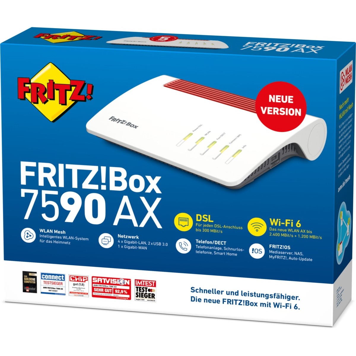 WLAN Router FRITZ!Box 7590 AX V2