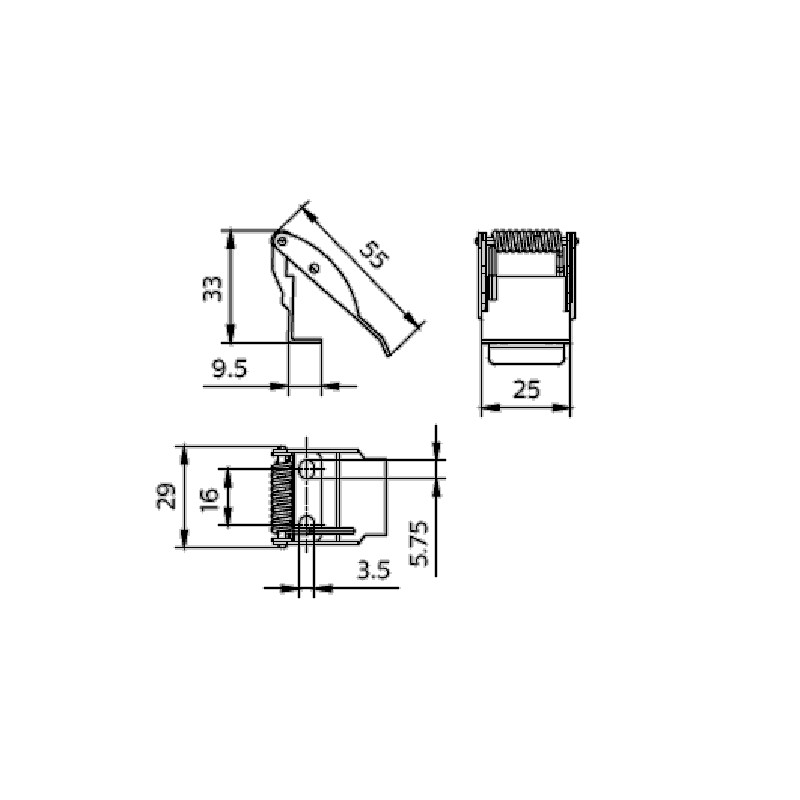 Einbauklemmen RC159Z Pla #75248199