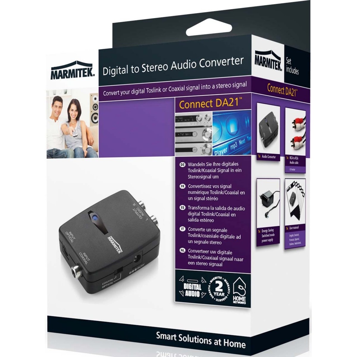 Audio-Konverter MARMITEK ConnectDA21