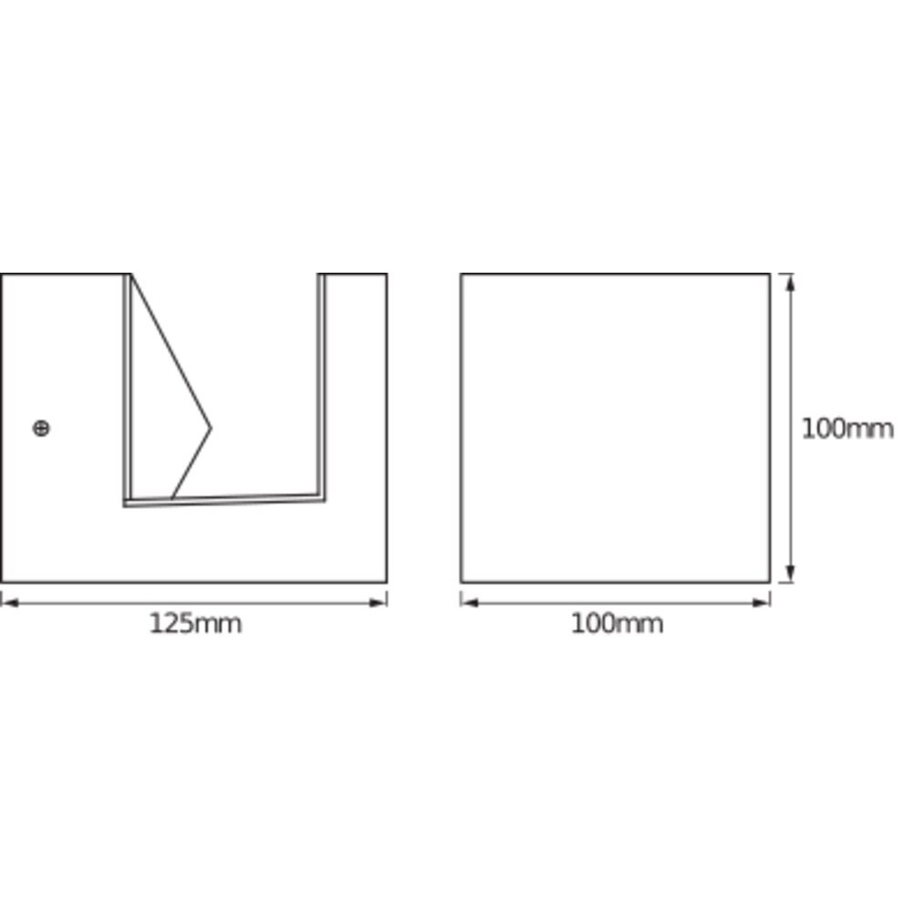 LED-Wandleuchte ENDURA#4058075477896