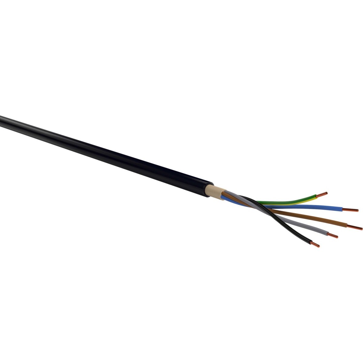 Erdkabel NYY-J 5x4mm² RE Schnittlänge