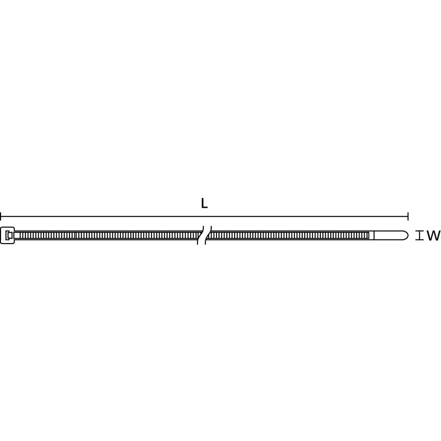 Kabelbinder T30L-PA66-NA (100)