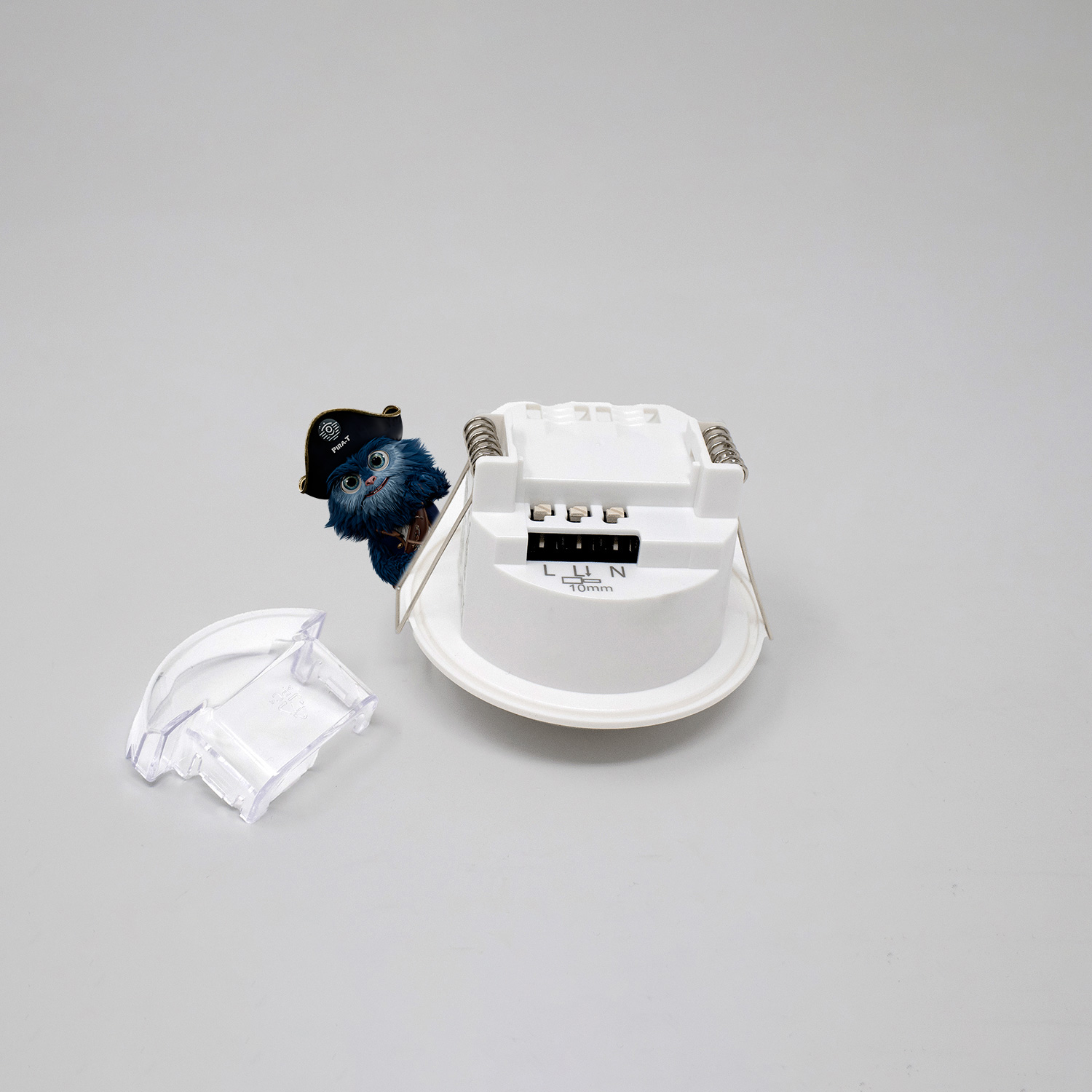 PIRA T8 DE Präsenz-/Bewegungsmelder Decke innen, 360° rund, max. 8 m, 200 W LED, weiß 1030200