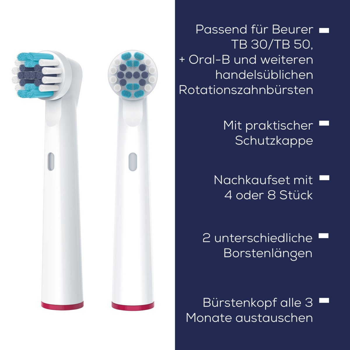 Aufsteckbürste TB 30/50 Clean 8er