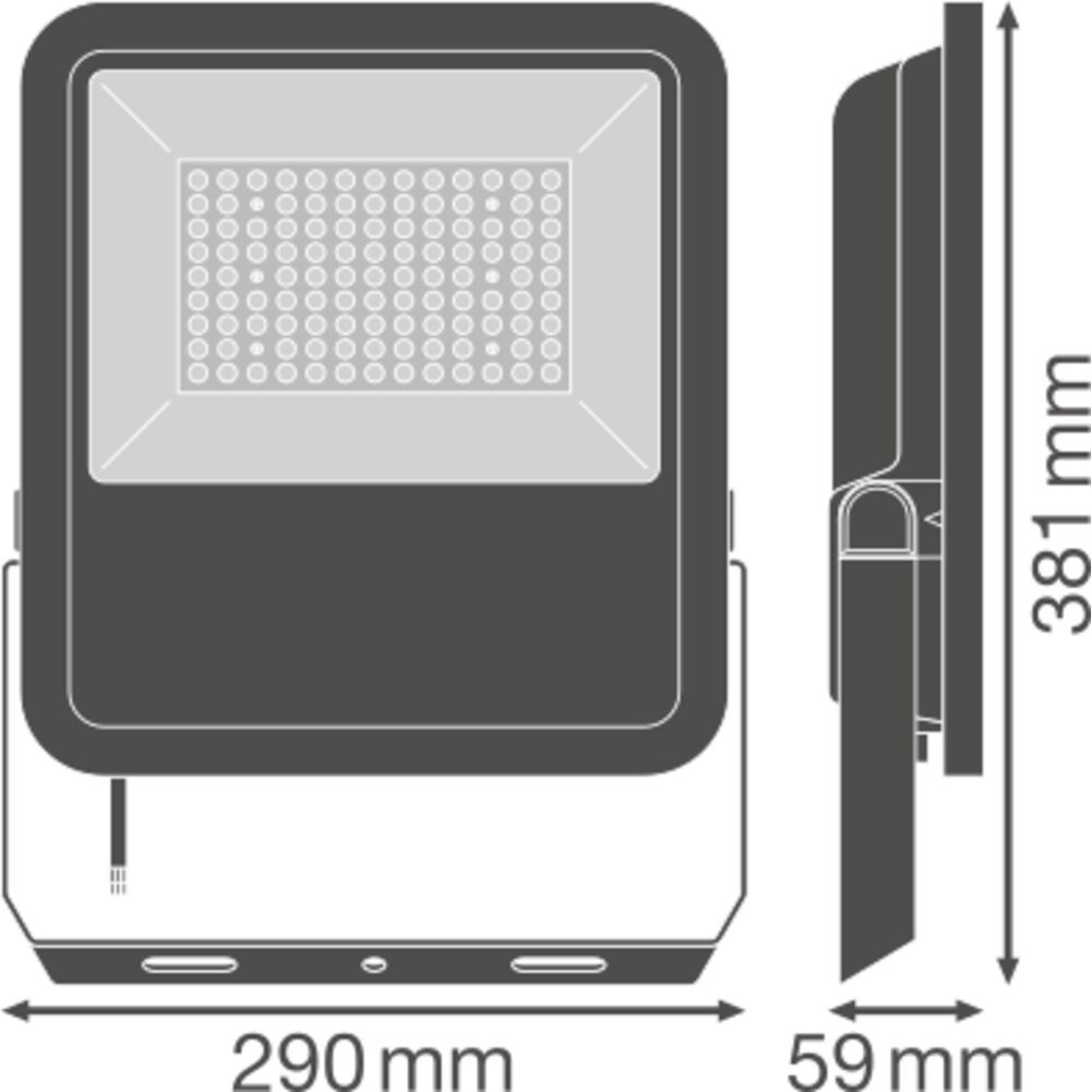 LED-Scheinwerfer FLAREA72W830ASYM